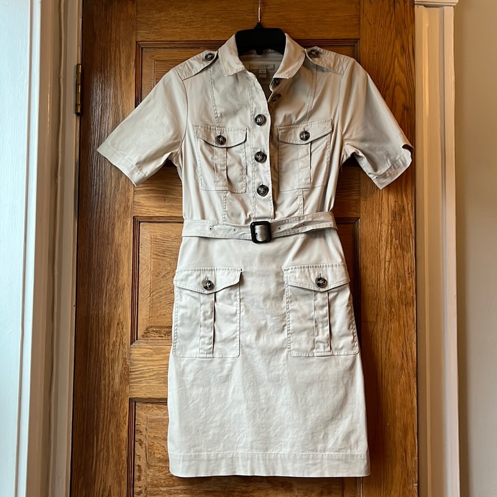 Burberry Beige Button-Down Dress